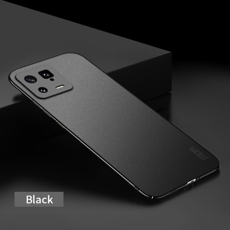 For Xiaomi 13 MOFI Fandun Series Frosted Ultra-thin PC Hard Phone Case(Black) - Xiaomi Cases by MOFI | Online Shopping UK | buy2fix