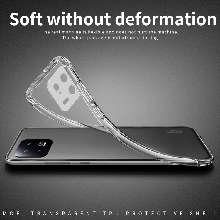 For Xiaomi 13 MOFI Ming Series Ultra-thin TPU Phone Case(Transparent) by MOFI
