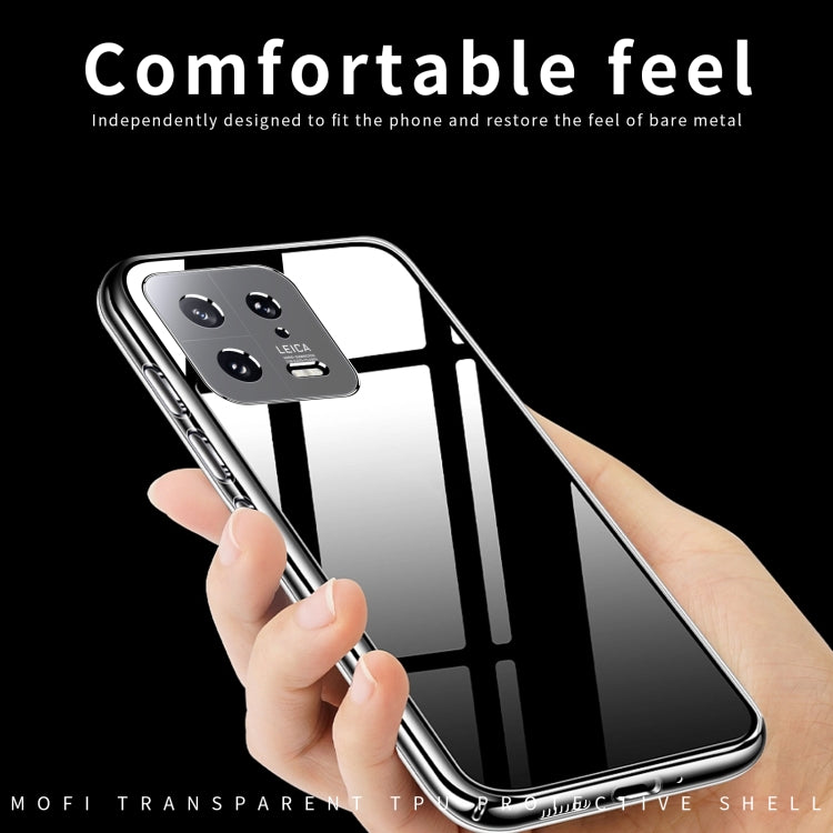For Xiaomi 13 MOFI Ming Series Ultra-thin TPU Phone Case(Transparent) by MOFI