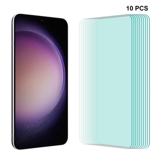 10pcs For Samsung Galaxy S23+ 5G ENKAY Hat-Prince 0.18mm Ultra-thin 9H Tempered Glass Film, Support Ultrasonic Fingerprint Unclock