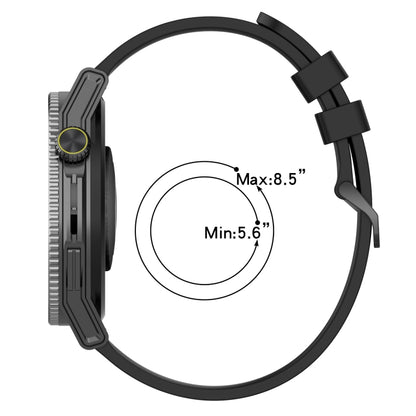 For Huawei GT2 Pro 22mm Vertical Two-Color Silicone Watch Band(Black+Grey) by buy2fix