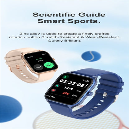 P58 1.96 inch Color Screen Smart Watch Support Heart Rate Monitoring / Blood Pressure Monitoring(Blue) - Smart Wear by buy2fix | Online Shopping UK | buy2fix