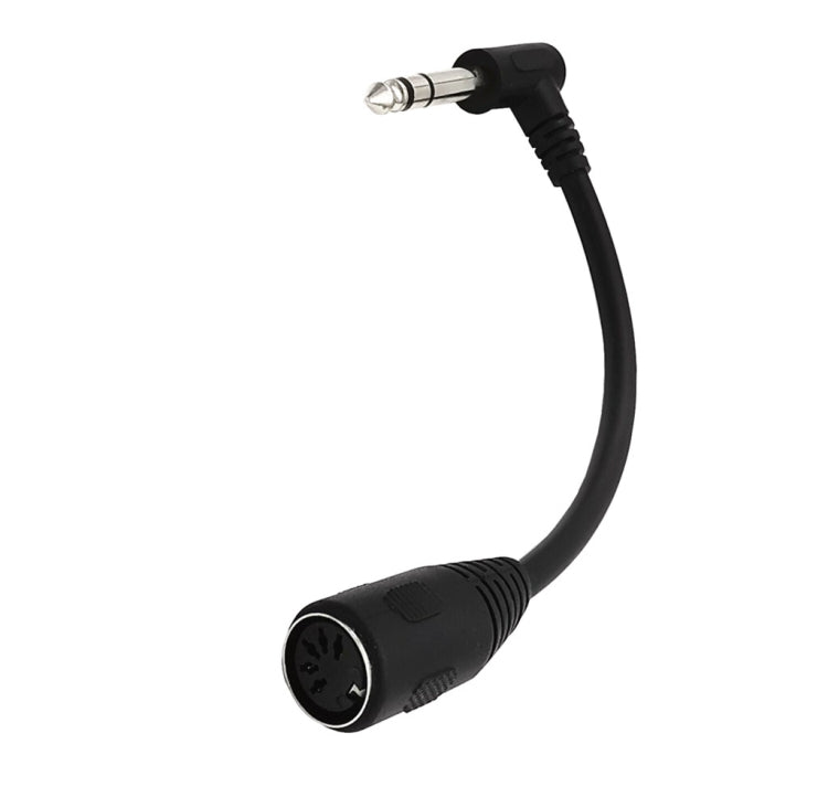 JUNSUNMAY 6.35mm 1/4 inch Male to Female 5 Pin MIDI Audio Stero Adapter, Cable Length: 20cm - Consumer Electronics by JUNSUNMAY | Online Shopping UK | buy2fix