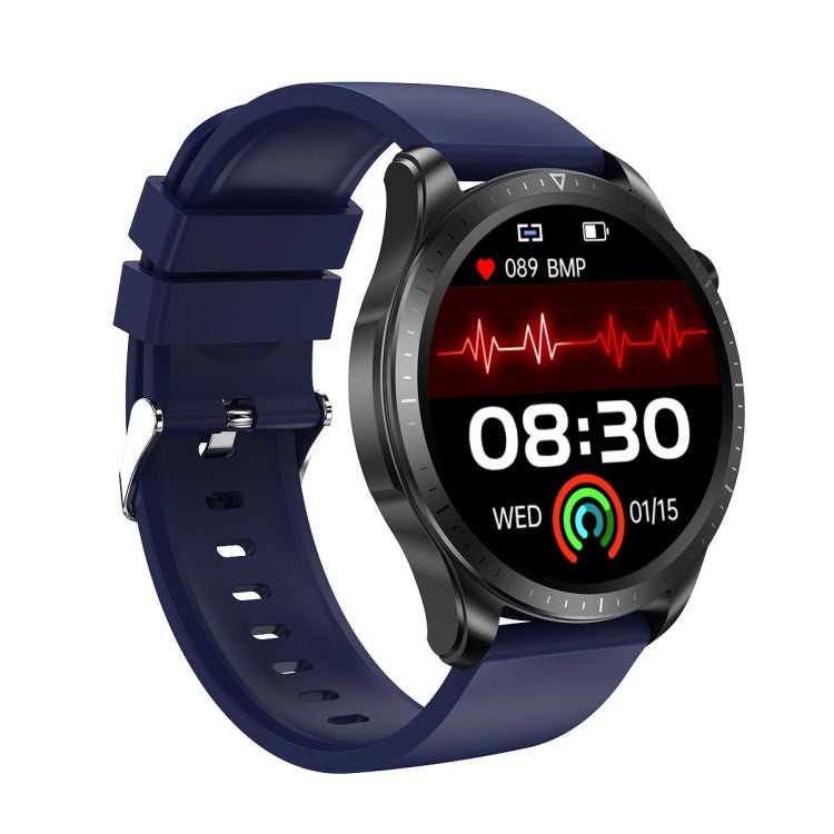 E420 1.39 inch Color Screen Smart Watch,Silicone Strap,Support Heart Rate Monitoring / Blood Pressure Monitoring(Blue) - Smart Wear by buy2fix | Online Shopping UK | buy2fix