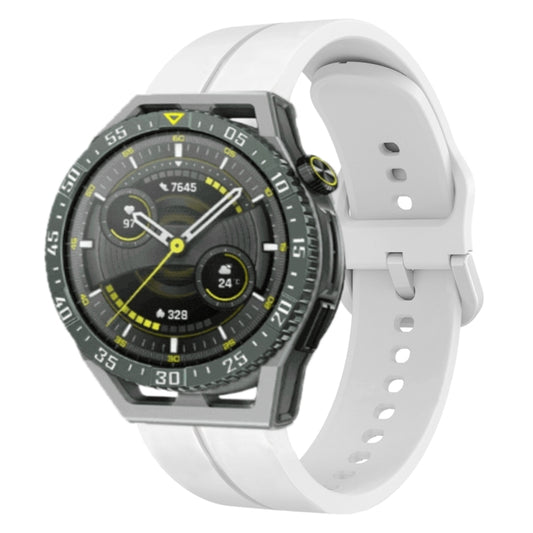For Huawei Watch GT 3 SE 22mm Loop Silicone Watch Band(White) by buy2fix