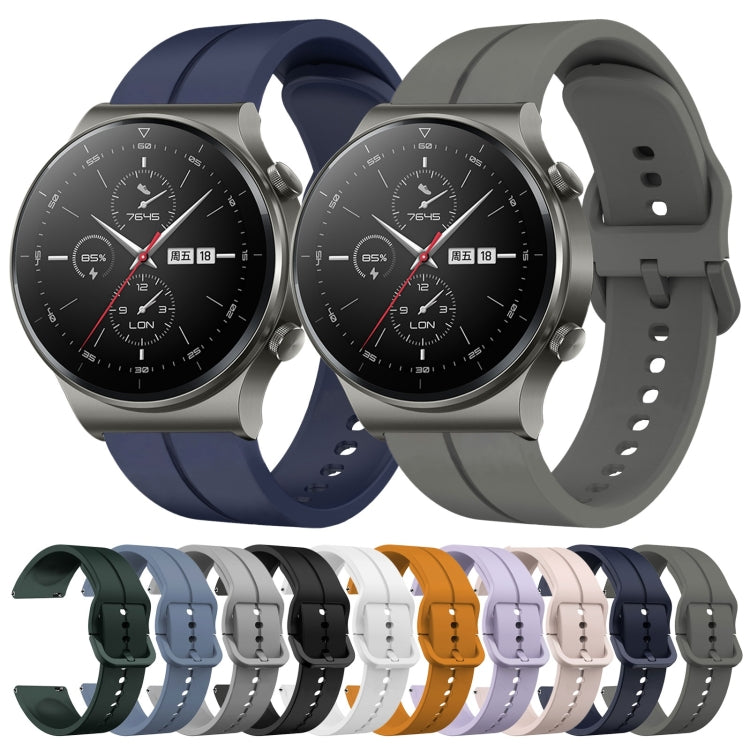 For Huawei GT2 Pro 22mm Loop Silicone Watch Band(Dark Green) by buy2fix