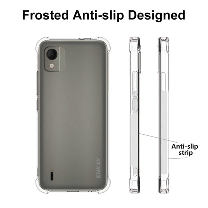 For Nokia C110 4G ENKAY Transparent TPU Shockproof Phone Case by ENKAY