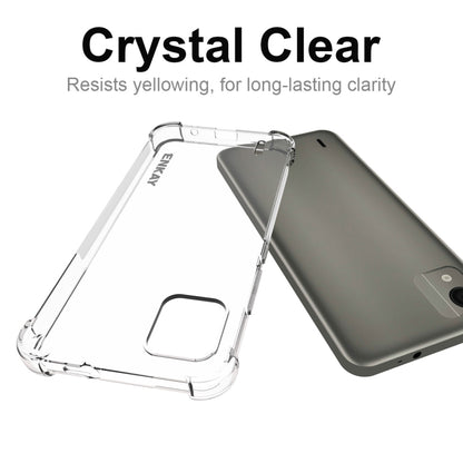 For Nokia C110 4G ENKAY Transparent TPU Shockproof Phone Case by ENKAY