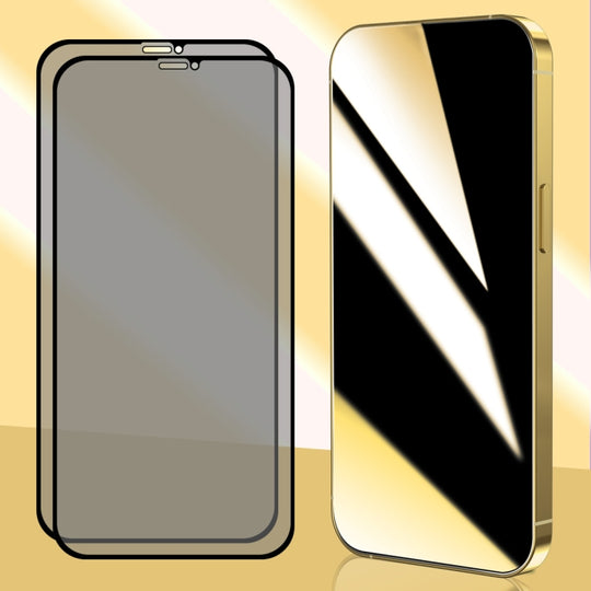 For iPhone 11 Pro / XS / X 2pcs ENKAY Hat-Prince 25 Degree Privacy 8K UHD AGC Tempered Glass Film