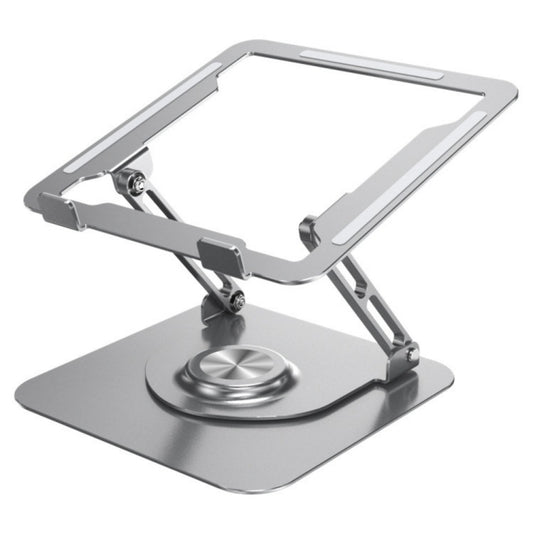 D147 Foldable 360 Degree Rotating Laptop Lifting Bracket Aluminum Alloy Notebook Desktop Stand(Silver) by buy2fix