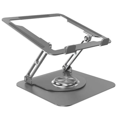 D147 Foldable 360 Degree Rotating Laptop Lifting Bracket Aluminum Alloy Notebook Desktop Stand(Gray) by buy2fix