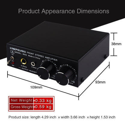 Pre-Stereo Signal Amplifier Volume Booster Headphones Active Speaker Preamp Audio Amplifier - Consumer Electronics by buy2fix | Online Shopping UK | buy2fix