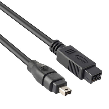 JUNSUNMAY FireWire High Speed Premium DV 800 9 Pin Male To FireWire 400 4 Pin Male IEEE 1394 Cable, Length:3m - 1394 Series by JUNSUNMAY | Online Shopping UK | buy2fix