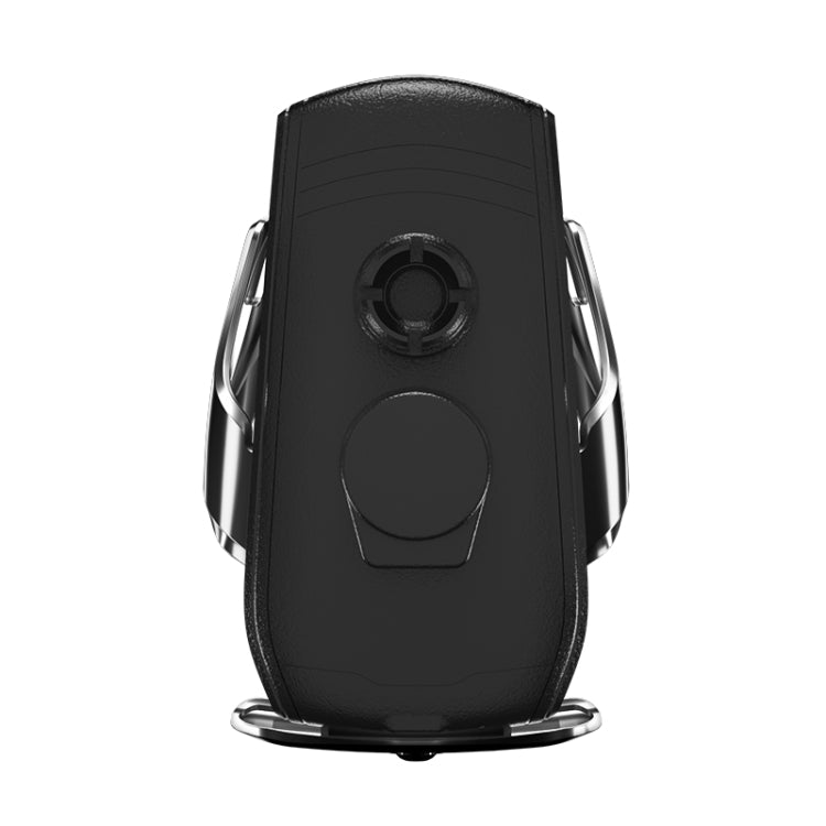 A2 Car Mobile Phone Bracket Wireless 15W Fast Charging Automatic Smart Sensor Stand(Black) by buy2fix