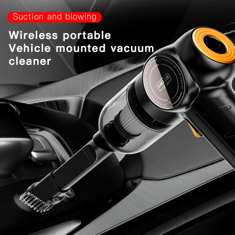 Q18 Car Strong Suction Wireless Handheld Vacuum Cleaner(Black) by buy2fix