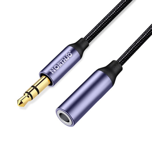 NORTHJO MTF0301 3 Pole 3.5mm Male to Female Stereo Audio Extension Adapter AUX Cable, Length:1m by NORTHJO