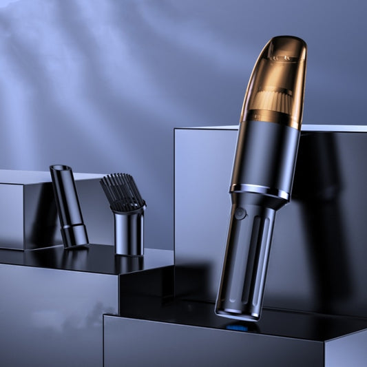 Q19 Mini Strong Suction Portable Handheld Wireless Car Vacuum Cleaner(Black) by buy2fix