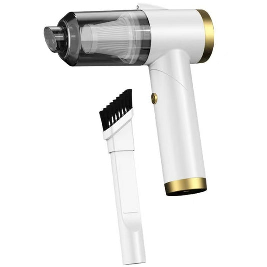 Q8 LED Light Wireless Portable Handheld Car Foldable 9000Pa Suction Vacuum Cleaner(White) by buy2fix