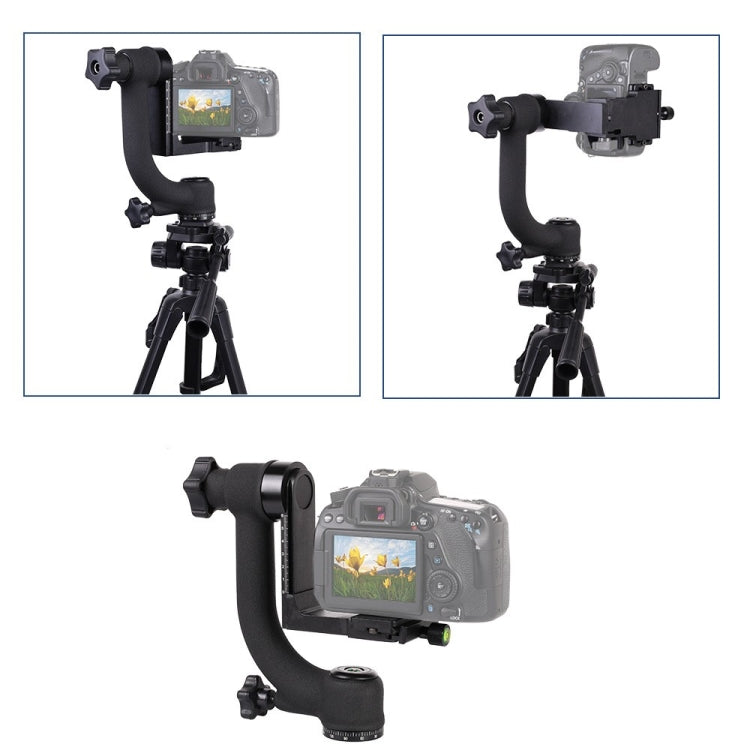 C022 Horizontal 360 Degree Gimbal Tripod Ball Head - Tripod Heads by buy2fix | Online Shopping UK | buy2fix