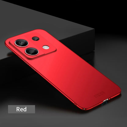 For Xiaomi Redmi Note 13 5G MOFI Micro-Frosted PC Ultra-thin Hard Phone Case(Red) - Xiaomi Cases by MOFI | Online Shopping UK | buy2fix