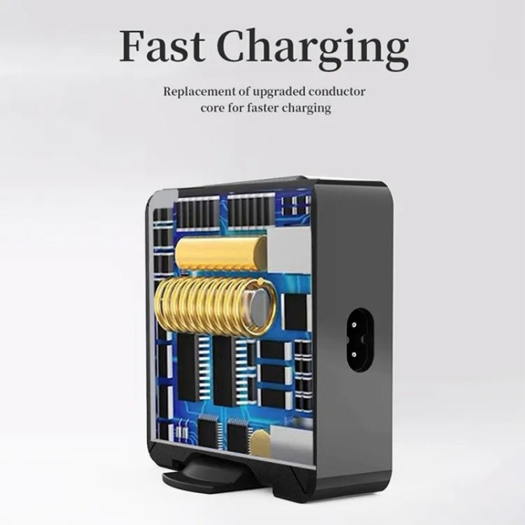 PD-75 Desktop PD Type-C USB QC 3.0 Fast Mobile Phone Charging Station Multifunctional Wireless Charger(AU Plug) - Multifunction Charger by buy2fix | Online Shopping UK | buy2fix