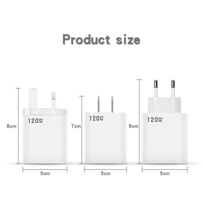 120W USB Super Fast Charging Charger Suitable for Xiaomi 12 / 12 Pro and Huawei / vivo, Plug Size:UK Plug - USB Charger by buy2fix | Online Shopping UK | buy2fix