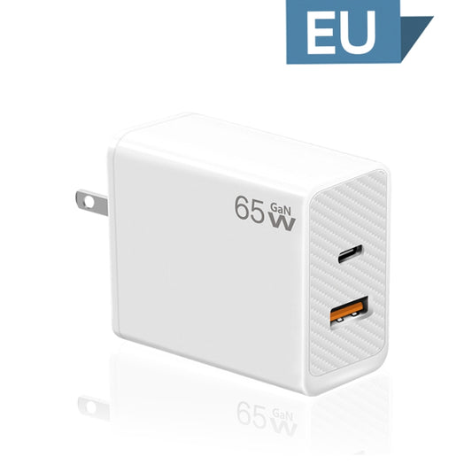GaN PD48W Type-C PD3.0 + USB3.0 Fast Charger ，US Plug(White) by buy2fix