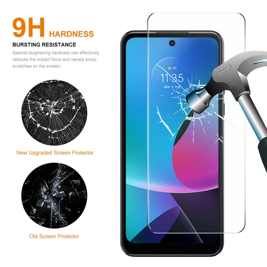 For Motorola Moto G Play 2023 5pcs ENKAY 0.26mm 9H 2.5D High Aluminum-silicon Tempered Glass Film by ENKAY