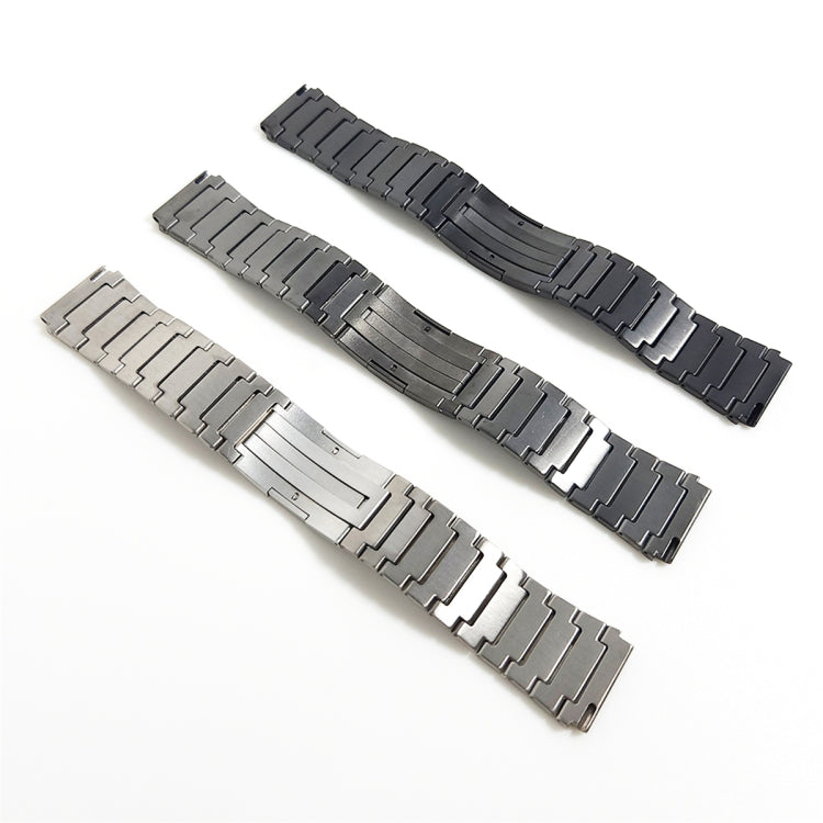 For Samsung Galaxy Watch 3 45mm One Bead Titanium Alloy Watch Band(Black) - Watch Bands by buy2fix | Online Shopping UK | buy2fix