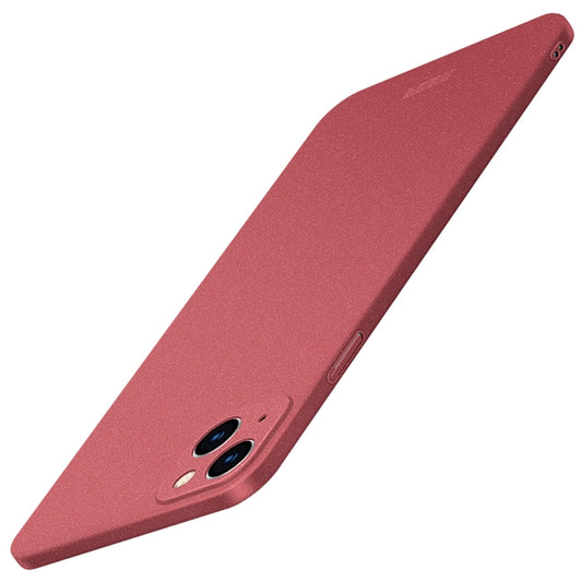 For iPhone 15 Pro Max MOFI Fandun Series Frosted PC Ultra-thin All-inclusive Phone Case(Red) - iPhone 15 Pro Max Cases by MOFI | Online Shopping UK | buy2fix