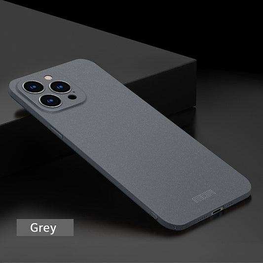 For iPhone 15 Pro MOFI Fandun Series Frosted PC Ultra-thin All-inclusive Phone Case(Gray) by MOFI