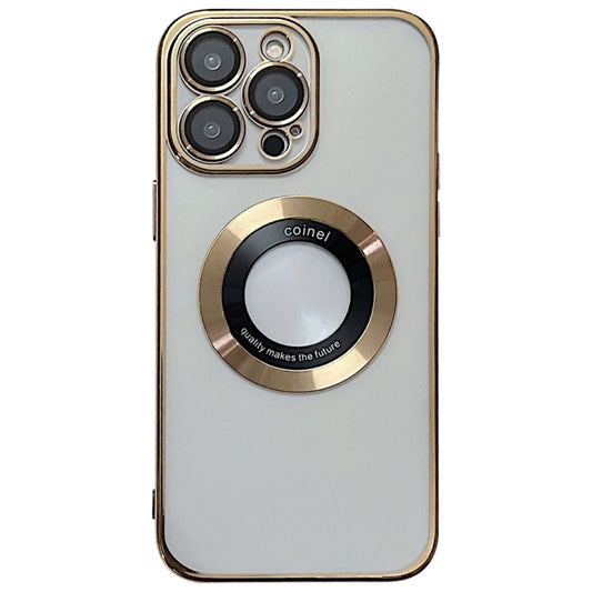 For iPhone 12 Pro Magsafe Electroplating TPU Phone Case(Gold) - iPhone 12 / 12 Pro Cases by buy2fix | Online Shopping UK | buy2fix