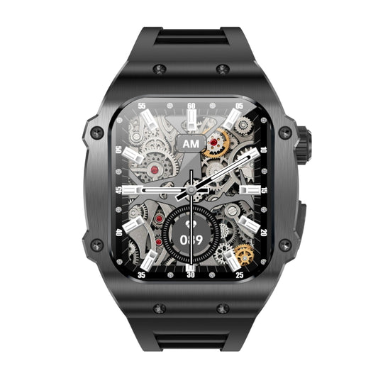 AK55 1.91 inch IP67 Waterproof Color Screen Smart Watch,Support Heart Rate / Blood Pressure / Blood Oxygen Monitoring(Black) by buy2fix