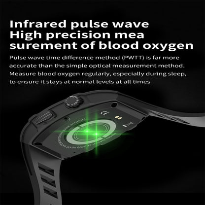 AK55 1.91 inch IP67 Waterproof Color Screen Smart Watch,Support Heart Rate / Blood Pressure / Blood Oxygen Monitoring(Gold) by buy2fix