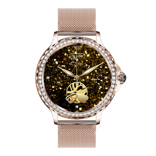 NX19 1.3 inch IP68 Waterproof Color Screen Smart Watch,Support Heart Rate / Blood Pressure / Blood Oxygen Monitoring(Gold) by buy2fix