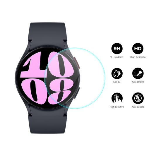 For Samsung Galaxy Watch6 / Watch7 40mm 5pcs ENKAY 0.2mm 9H Tempered Glass Screen Protector Watch Film by ENKAY