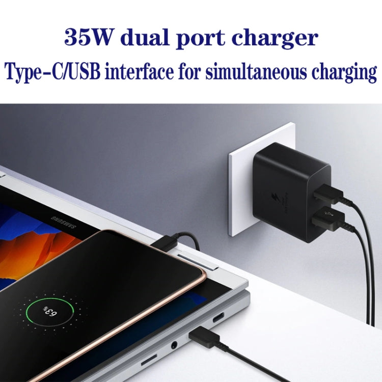 35W USB-C / Type-C + USB Charger Supports PPS / PD Protocol, UK Plug - USB Charger by buy2fix | Online Shopping UK | buy2fix