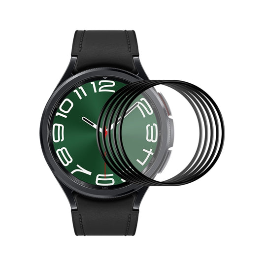For Galaxy Watch6 Classic 47mm 5pcs ENKAY 3D Full Coverage Soft PC Edge PMMA HD Screen Film