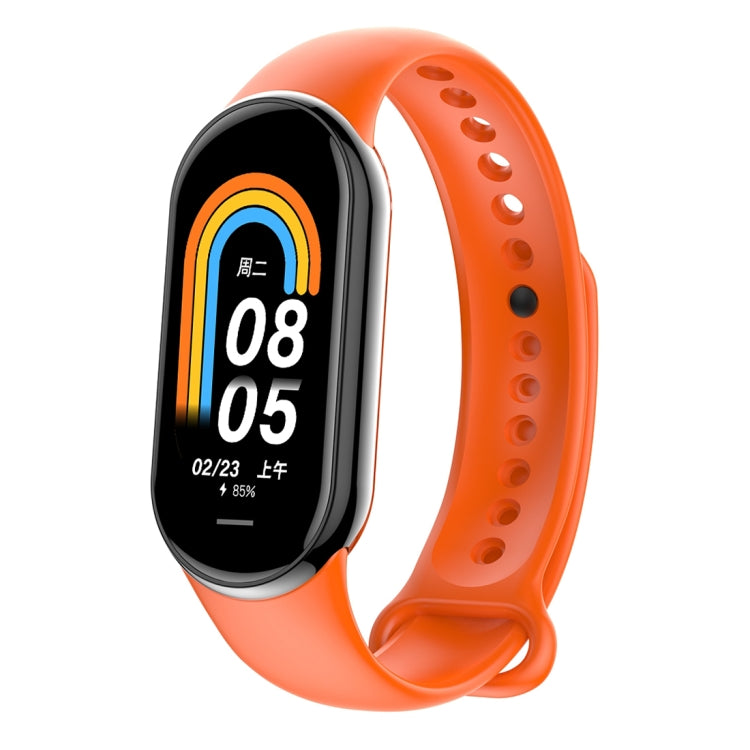 M8 1.14 inch IP68 Waterproof Color Screen Smart Watch,Support  Heart Rate / Blood Pressure / Blood Oxygen / Blood Sugar Monitoring(Orange) - Smart Wristbands by buy2fix | Online Shopping UK | buy2fix