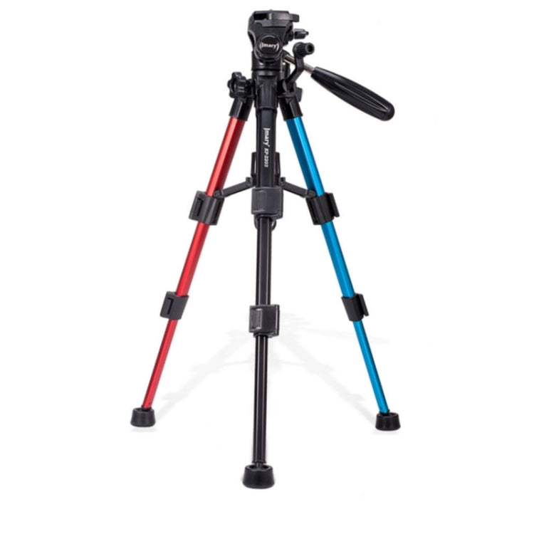 JMARY KP-2203 Portable Aluminum Alloy Telescopic SLR Camera Phone Photography Tripod(Blue) - Tripods by Jmary | Online Shopping UK | buy2fix