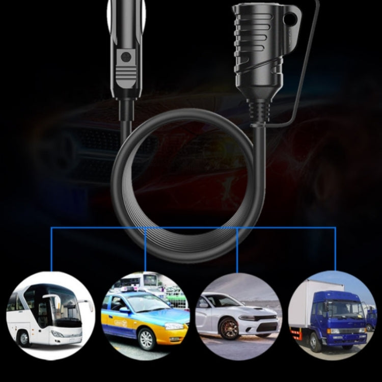 TR-29 Car Cigarette Lighter Extension Cord Male Plug to Female Socket with 16AWG Extender Cable - Car Charger by buy2fix | Online Shopping UK | buy2fix