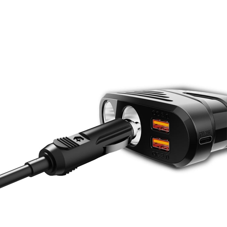 TR-31 PD 18W High Power Type-C + Dual USB QC 3.0 Fast Charger - Car Charger by buy2fix | Online Shopping UK | buy2fix