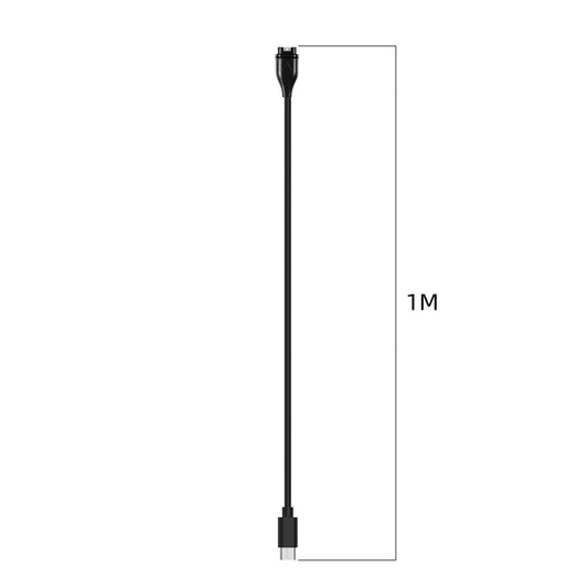 For Garmin Approach S70 Type-C Port Watch Charger With Data Transmission(Black) by buy2fix