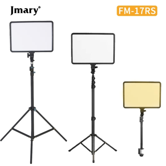 Jmary FM-17RS Video Conferencing Panel Studio Soft Light Photography LED Video Light by Jmary