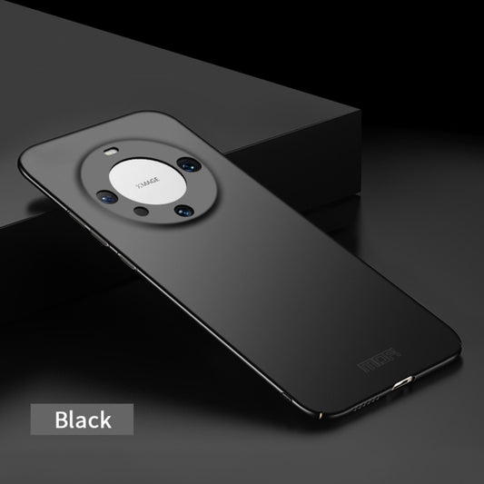 For Huawei Mate 60 Pro MOFI Micro-Frosted PC Ultra-thin Hard Phone Case(Black) by MOFI