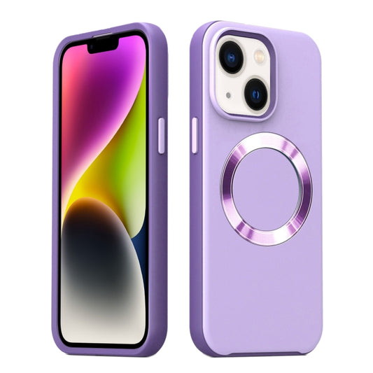 For iPhone 15 Plus CD Pattern Magsafe PC Phone Case(Purple) - iPhone 15 Plus Cases by buy2fix | Online Shopping UK | buy2fix