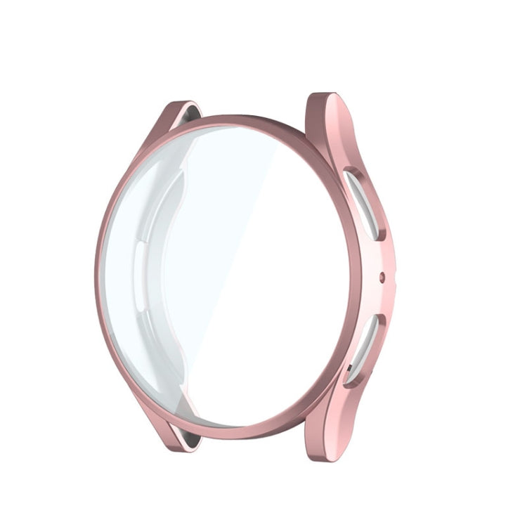 For Samsung Galaxy Watch6 40mm ENKAY Hat-Prince Full Coverage Electroplated Soft TPU Case with Screen Protection(Pink) by ENKAY
