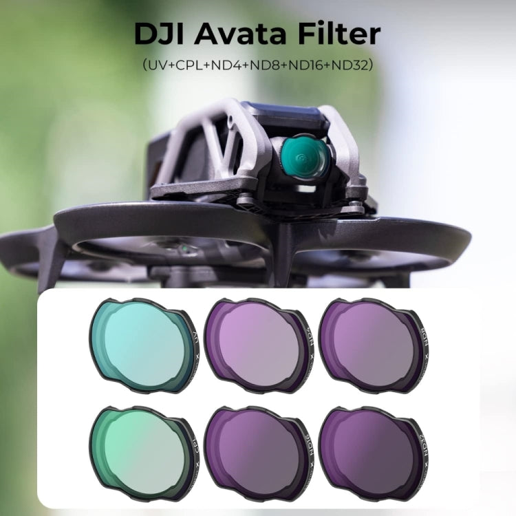 For DJI Avata K&F Concept SKU.1978 Drone Filter UV CPL ND4 ND8 ND16 ND32 Optical Glass Lens - Other Filter by K&F | Online Shopping UK | buy2fix