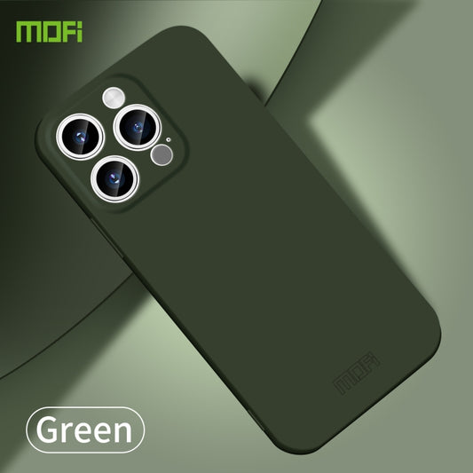 For iPhone 14 Pro MOFI Qin Series Skin Feel All-inclusive PC Phone Case(Green) by MOFI
