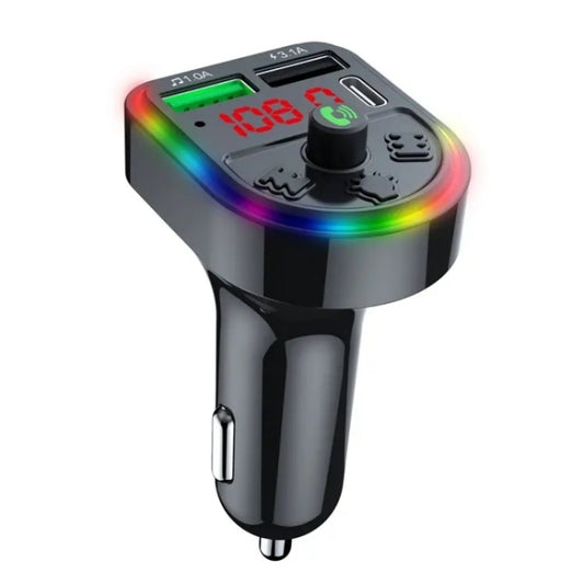 F21 PD + USB Car Charger Bluetooth Car Adapter Handsfree Call FM Transmitter MP3 Music Player by buy2fix